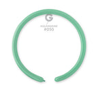 Gemar 050 Standard Aquamarine 160G Modellierballons D2 Blau
