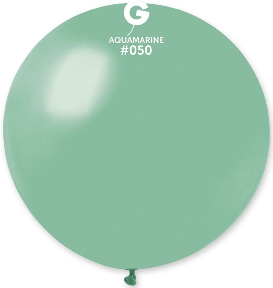 Gemar 050 Standard Aquamarine 80cm 31 Inch Latex Luftballons