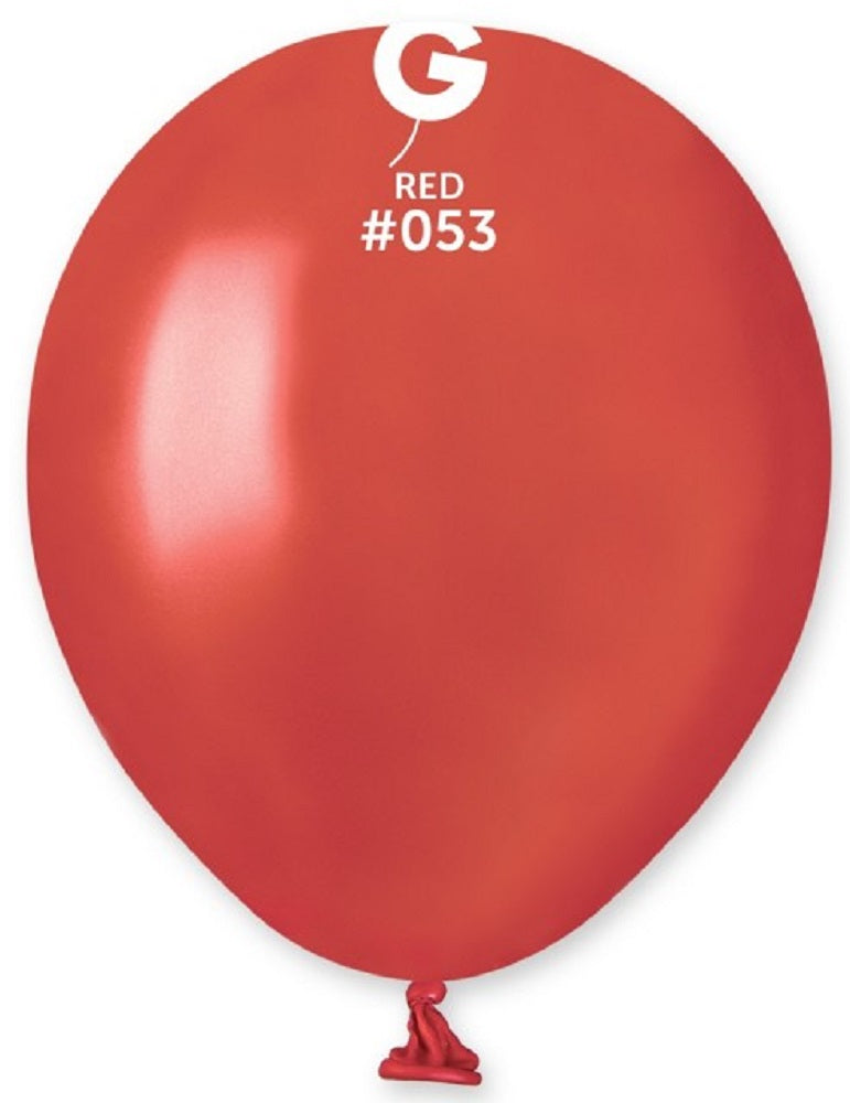 Gemar 053 Metallic Red 12,5cm 5 Inch Latex Luftballons
