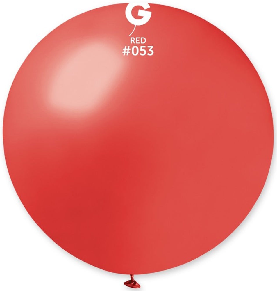 Gemar 053 Metallic Red 80cm 31 Inch Latex Luftballons