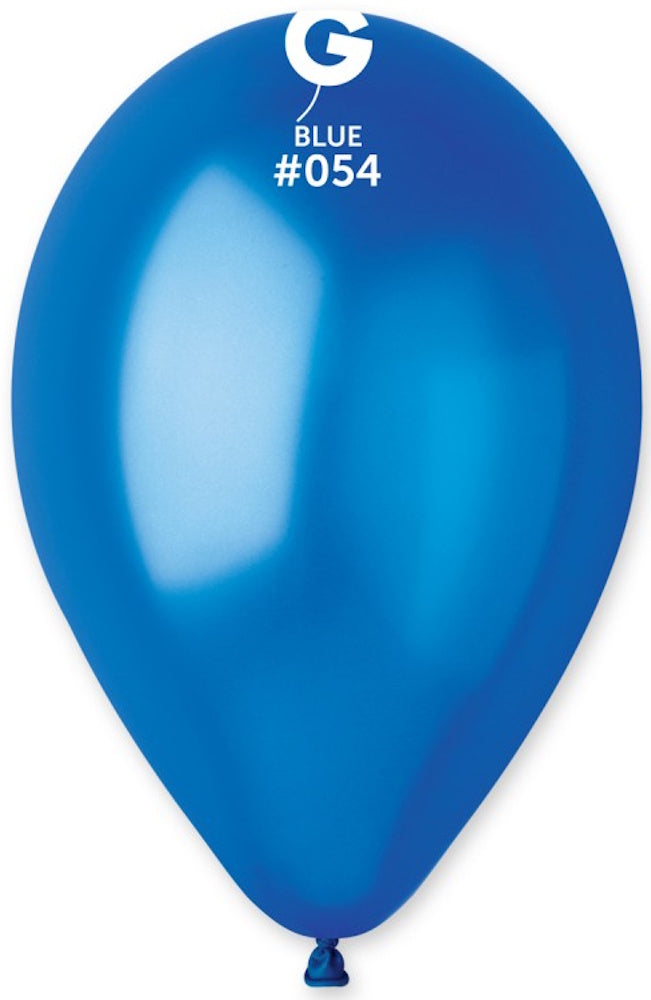 Gemar 054 Metallic Royal Blue 30cm 12 Inch GM120 Latex Luftballons