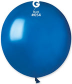 Gemar 054 Metallic Royal Blue 48cm 19 Inch GM150 Latex Luftballons