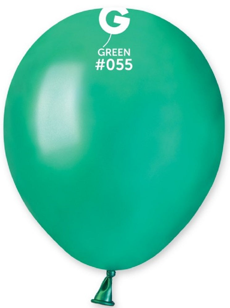 Gemar 055 Metallic Emerald Green 12,5cm 5 Inch Latex Luftballons