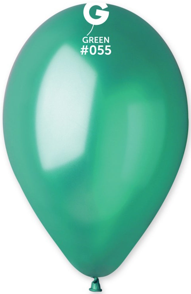 Gemar 055 Metallic Emerald Green 30cm 12 Inch GM120 Latex Luftballons