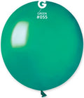 Gemar 055 Metallic Emerald Green 48cm 19" GM150 Latex Luftballons Grün
