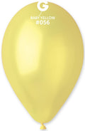Gemar 056 Metallic Baby Yellow 33cm 13 Inch GM120 Latex Luftballons