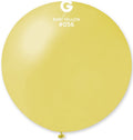 Gemar 056 Metallic Baby Yellow 80cm 31 Inch Latex Luftballons