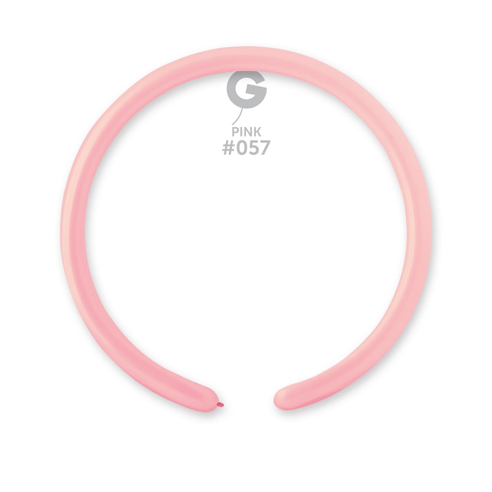 Gemar 057 Standard Pink 160G Modellierballons D2 Rose