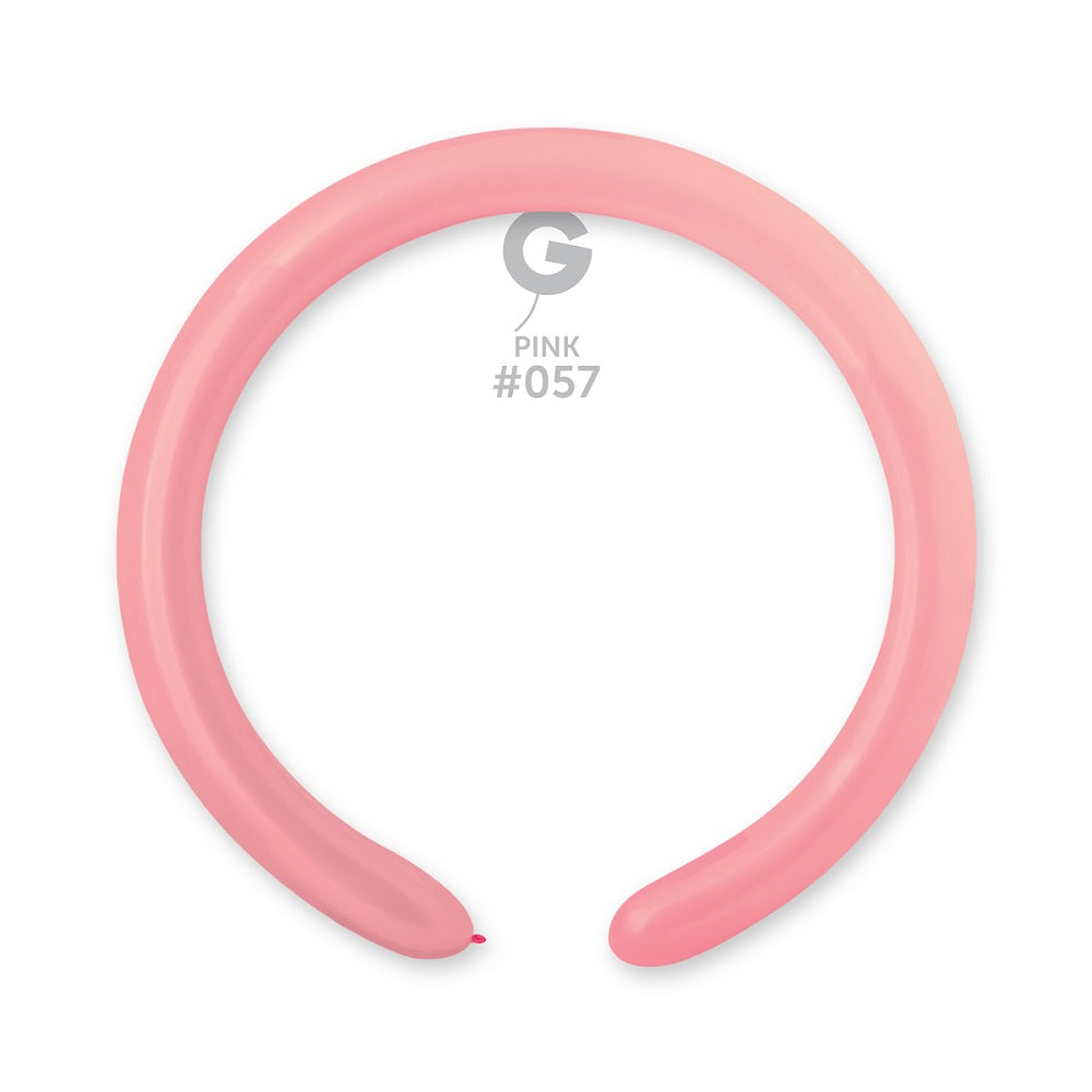 Gemar 057 Standard Pink 260G Modellierballons D4 Rose