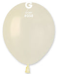 Gemar 058 Metallic Ivory 12,5cm 5" AM50 Latex Luftballons Elfenbein