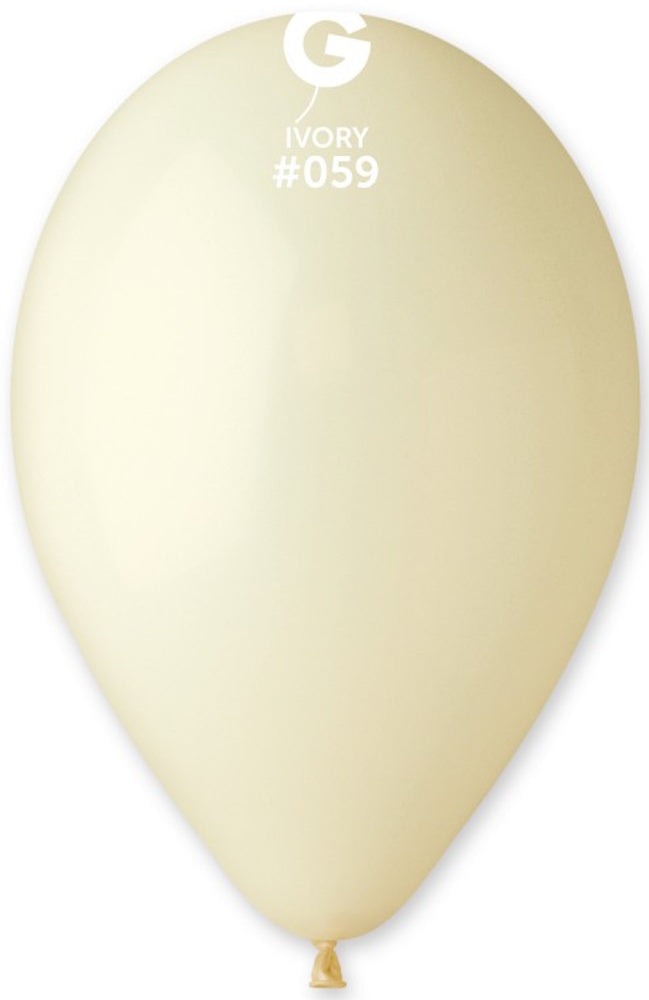 Gemar 059 Standard Ivory 33cm 13 Inch G120 Latex Luftballons