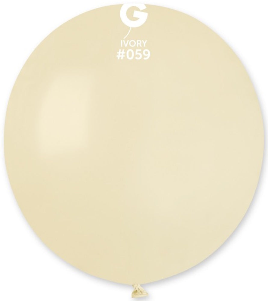 Gemar 059 Standard Ivory 48cm 19 Inch G19 Latex Luftballons