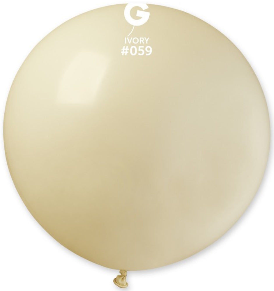 Gemar 059 Standard Ivory 80cm 31 Inch Latex Luftballons