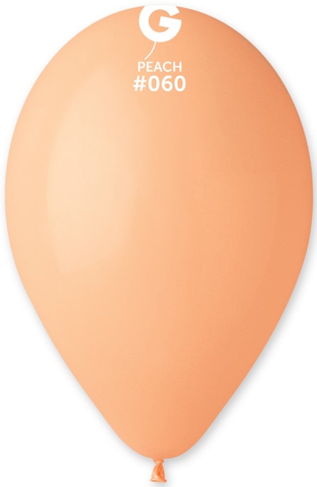 Gemar 060 Standard Peach 33cm 13" G120 Latex Luftballons Pfirsich
