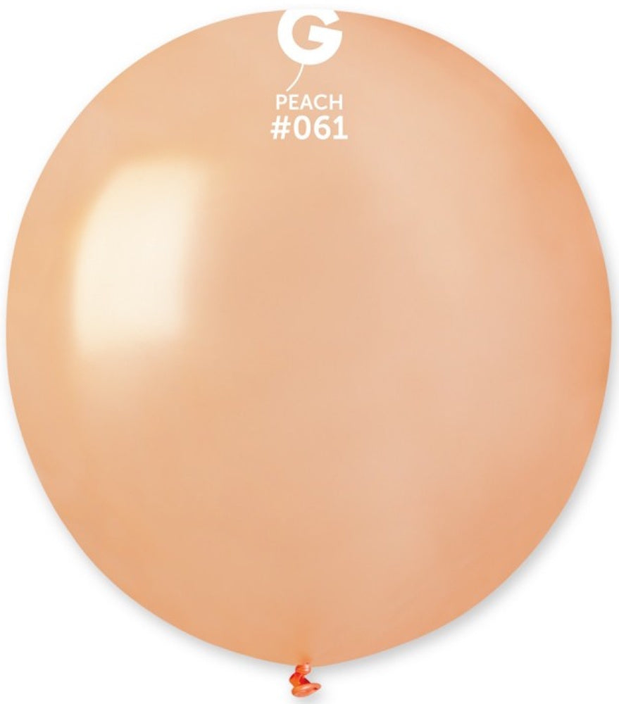 Gemar 061 Metallic Peach 48cm 19 Inch GM150 Latex Luftballons