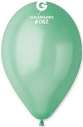 Gemar 062 Metallic Aquamarine 30cm 12 Inch GM120 Latex Luftballons