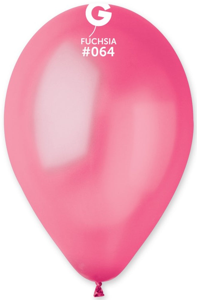 Gemar 064 Metallic Fuchsia 30cm 12 Inch GM120 Latex Luftballons