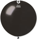 Gemar 065 Metallic Black 80cm 31 Inch Latex Luftballons