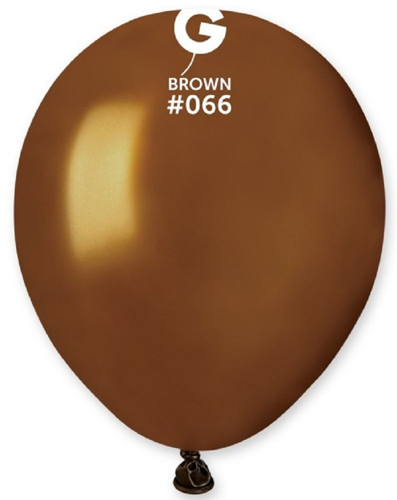 Gemar 066 Metallic Brown 12,5cm 5 Inch Latex Luftballons