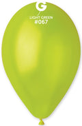 Gemar 067 Metallic Light Green 30cm 12 Inch GM120 Latex Luftballons