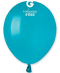 Gemar 068 Standard Turquoise 12,5cm 5 Inch Latex Luftballons