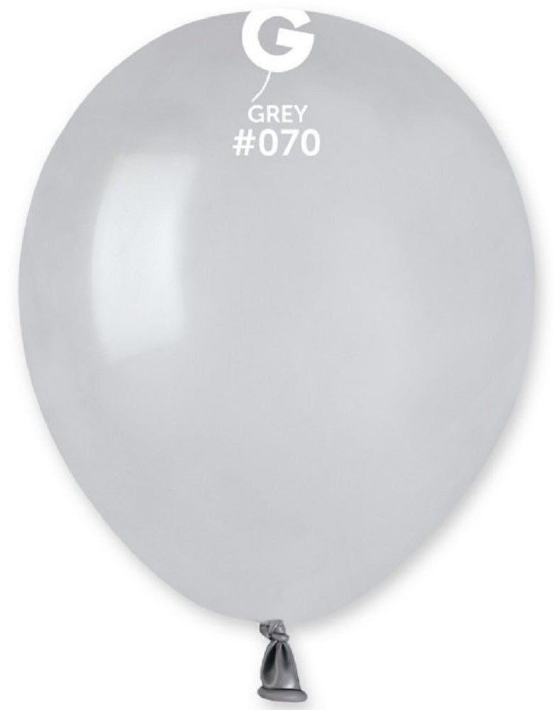 Gemar 070 Standard Grey 12,5cm 5 Inch Latex Luftballons