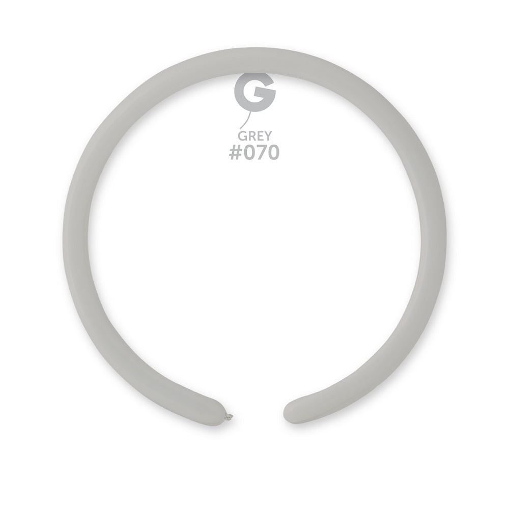 Gemar 070 Standard Grey 160G Modellierballons D2 Grau