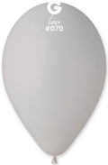 Gemar 070 Standard Grey 33cm 13" G120 Latex Luftballons Grau
