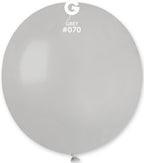 Gemar 070 Standard Grey 48cm 19 Inch G19 Latex Luftballons