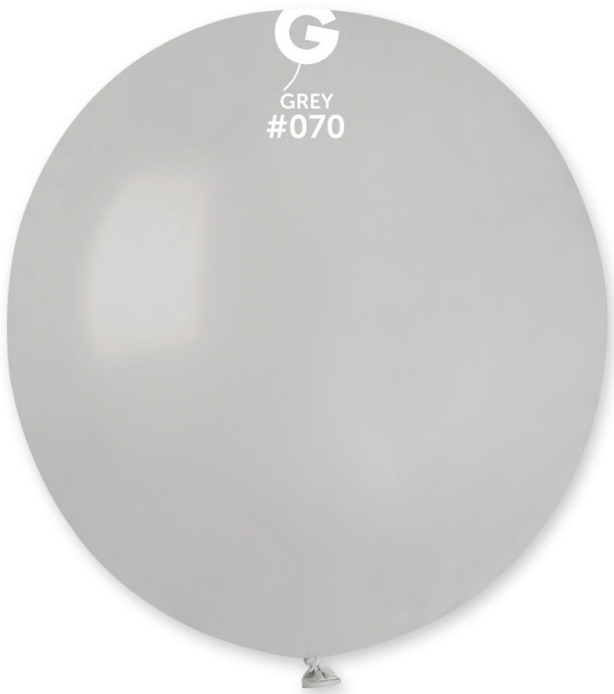 Gemar 070 Standard Grey 48cm 19 Inch G19 Latex Luftballons