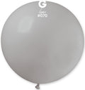 Gemar 070 Standard Grey 80cm 31 Inch Latex Luftballons