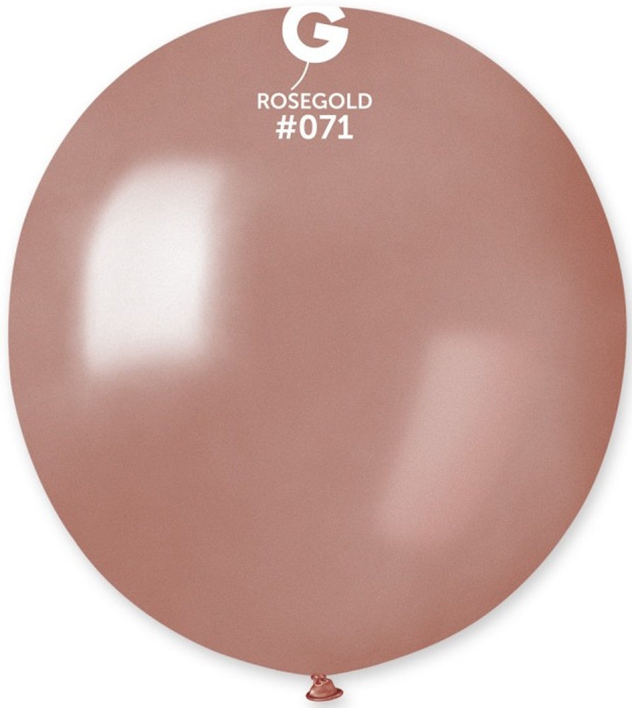 Gemar 071 Metallic Rose Gold 48cm 19 Inch GM19 Latex Luftballons