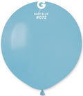 Gemar 072 Standard Baby Blue 48cm 19 Inch G19 Latex Luftballons