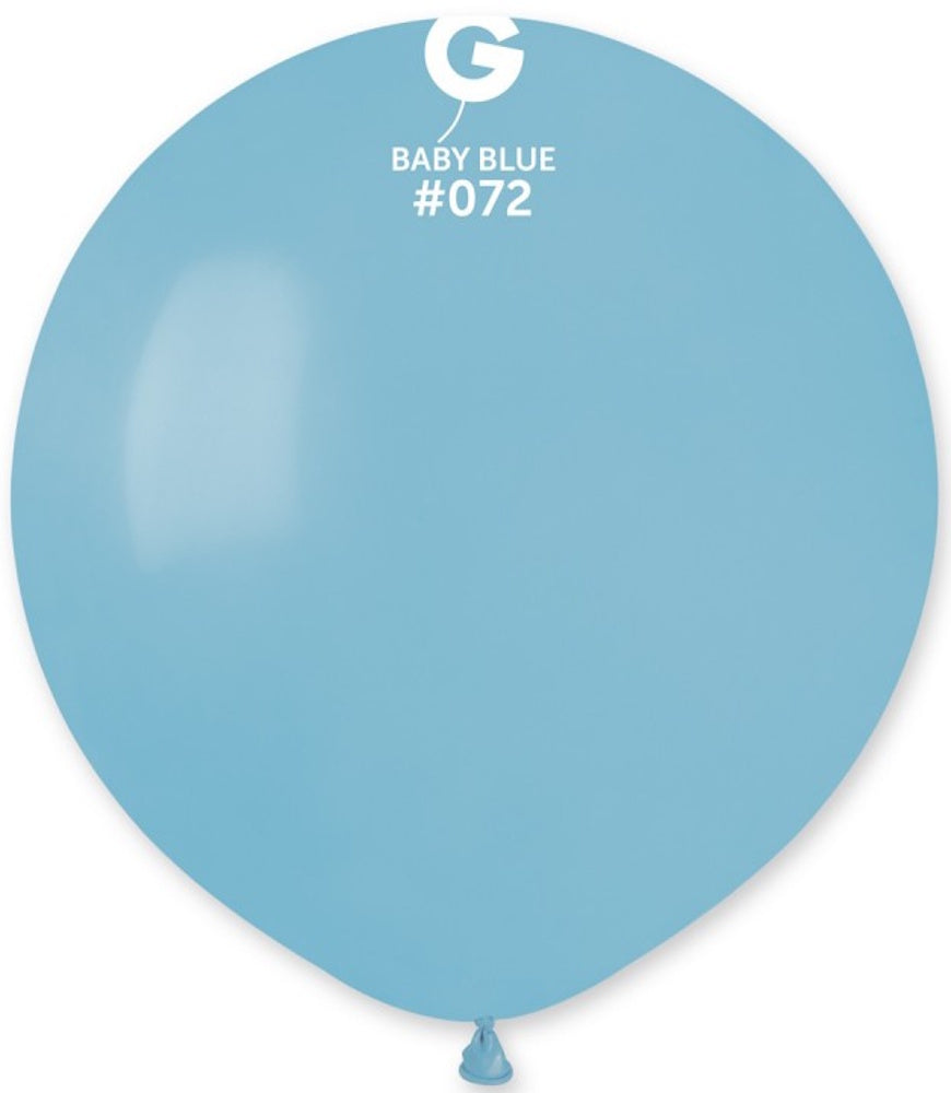 Gemar 072 Standard Baby Blue 48cm 19 Inch G150 Latex Luftballons