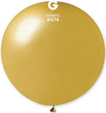 Gemar 074 Metallic Dorato 80cm 31 Inch Latex Luftballons