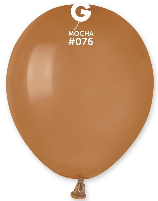 Gemar 076 Standard Mocha 12,5cm 5 Inch Latex Luftballons