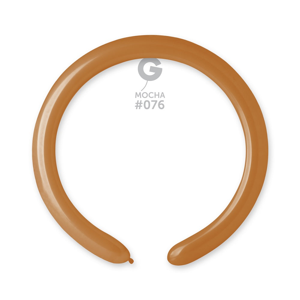 Gemar 076 Standard Mocha 260G Modellierballons D4 Braun