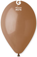 Gemar 076 Standard Mocha 33cm 13" G120 Latex Luftballons Braun
