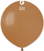 Gemar 076 Standard Mocha 48cm 19 Inch G150 Latex Luftballons