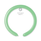 Gemar 077 Standard Mint Green 260G Modellierballons D4 Grün