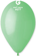 Gemar 077 Standard Mint Green 33cm 13 Inch G120 Latex Luftballons