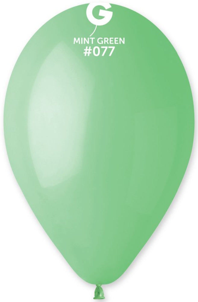 Gemar 077 Standard Mint Green 33cm 13 Inch G120 Latex Luftballons