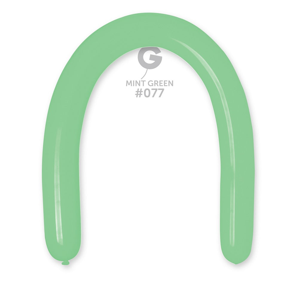 Gemar 077 Standard Mint Green 350G Modellierballons D6 Grün