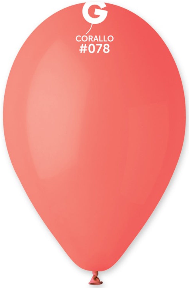 Gemar 078 Standard Coral 33cm 13 Inch G120 Latex Luftballons