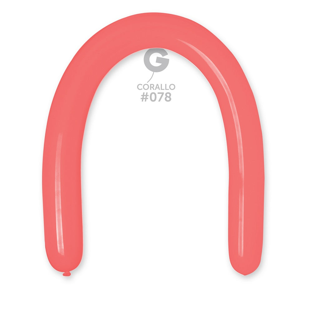 Gemar 078 Standard Coral 350G Modellierballons D6 Koralle