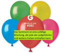 Gemar 082 Standard Metallic Assortment 12,5cm 5" AM50 Latex Luftballons