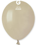 Gemar 084 Standard Latte 12,5cm 5" A50 Latex Luftballons Braun