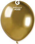 Gemar 088 Shiny Gold 12,5cm 5" AB50 Latex Luftballons