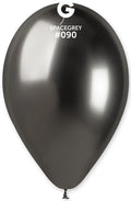 Gemar 090 Shiny Space Grey 33cm 13 Inch GB120 Latex Luftballons