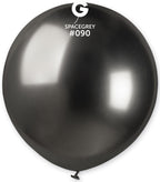 Gemar 090 Shiny Space Grey 48cm 19 Inch GB150 Latex Luftballons